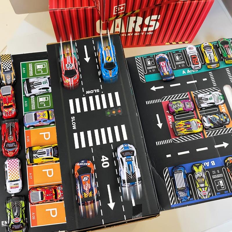 🏎️ 48 Mini Racing Cars – Pull-Back Fun for Kids!